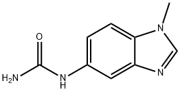 Urea, (1-methyl-1H-benzimidazol-5-yl)- (9CI) Struktur