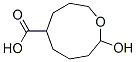 2-hydroxy-6-oxonanoic acid Struktur