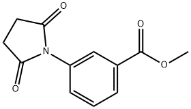 Methyl 3-(2,5-dioxopyrrolidin-1-yl)benzoate Struktur