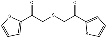 2-(2-OXO-2-THIOPHEN-2-YL-ETHYLSULFANYL)-1-THIOPHEN-2-YL-ETHANONE Struktur