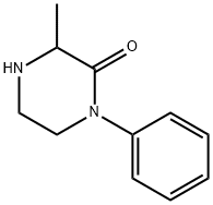 3-METHYL-1-PHENYLPIPERAZIN-2-ONE Struktur