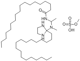 Methyl-1-stearylamidoethyl-2-stearylimidazolineammoniummethylsulfate Struktur