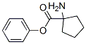 Cyclopentanecarboxylic acid, 1-amino-, phenyl ester (9CI) Struktur