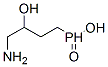 Phosphinic  acid,  (4-amino-3-hydroxybutyl)-  (9CI) Struktur