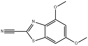 2-Benzothiazolecarbonitrile,4,6-dimethoxy-(7CI,8CI) Struktur