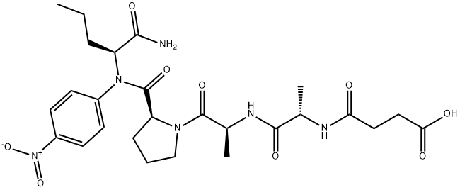 SUC-ALA-ALA-PRO-NVA-PNA Struktur