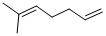 6-METHYL-1,5-HEPTADIENE Struktur