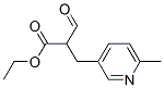 ethyl 2-formyl-3-(6-methyl-3-pyridyl)propionate Struktur