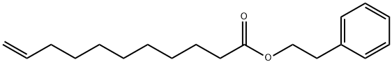 phenethyl undec-10-enoate Struktur