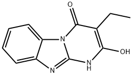 Pyrimido[1,2-a]benzimidazol-4(1H)-one, 3-ethyl-2-hydroxy- (9CI) Struktur