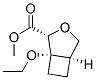 3-Oxabicyclo[3.2.0]heptane-2-carboxylicacid,1-ethoxy-,methylester,(1S,2R,5R)-(9CI) Struktur