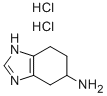 (+/-)-5-AMINO-4,5,6,7-TETRAHYDROBENZOIMIDAZOLE DIHYDROCHLORIDE Struktur