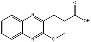 3-(3-METHOXY-QUINOXALIN-2-YL)-PROPIONIC ACID Struktur