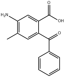 2-benzoyl-4-methyl-5-aminobenzoic acid Struktur