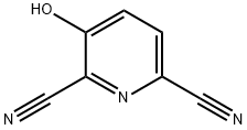 2,6-Pyridinedicarbonitrile, 3-hydroxy- (9CI) Struktur