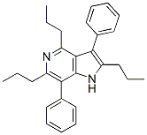 3,7-DIPHENYL-2,4,6-TRIPROPYL-1H-PYRROLO[3,2-C]PYRIDINE Struktur