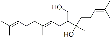 2-(3,7-Dimethylocta-2,6-dienyl)-3,7-dimethyl-6-octene-1,3-diol Struktur