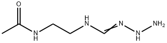 Acetamide,  N-[2-[(hydrazinoiminomethyl)amino]ethyl]-  (9CI) Struktur