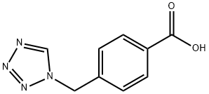 4-TETRAZOL-1-YLMETHYL-BENZOIC ACID Struktur