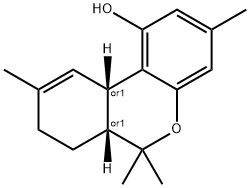 6(6AR,10AS)-REL-A,7,8,10A-TETRAHYDRO-3,6,6,9-TETRAMETHYL-6H-DIBENZO[B,D]PYRAN-1-OL Struktur