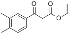 3-(3,4-DIMETHYL-PHENYL)-3-OXO-PROPIONIC ACID ETHYL ESTER Struktur