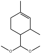 4-(Dimethoxymethyl)-1,3-dimethyl-1-cyclohexene Struktur