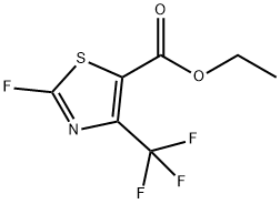 5-Thiazolecarboxylicacid,2-fluoro-4-(trifluoromethyl)-,ethylester(9CI) Struktur