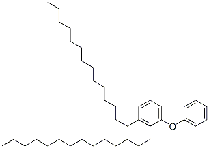 di-Tetradecyl(phenoxy benzene) Struktur