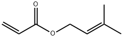 Propenoic acid 3-methyl-2-butenyl ester Struktur