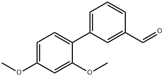 3-(2,4-Dimethoxyphenyl)benzaldehyde Struktur