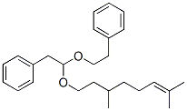 [2-[1-[(3,7-dimethyl-6-octenyl)oxy]-2-phenylethoxy]ethyl]-benzene Struktur