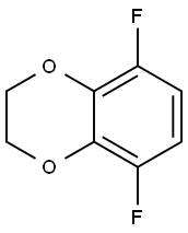 5,8-DIFLUORO-1,4-BENZODIXAN) Struktur