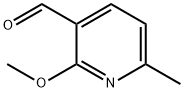 3-Pyridinecarboxaldehyde, 2-methoxy-6-methyl- (9CI) Struktur