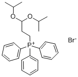 (3,3-DIISOPROPOXYPROPYL)TRIPHENYLPHOSPHONIUM BROMIDE Struktur