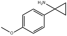 1-(4-Methoxyphenyl)cyclopropanamine Struktur