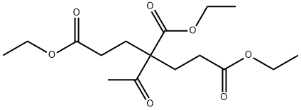 TRIETHYL 3-ACETYLPENTANE-1,3,5-TRICARBOXYLATE Struktur