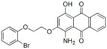 1-amino-2-[2-(bromophenoxy)ethoxy]-4-hydroxyanthraquinone Struktur