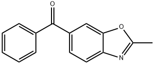 2-methyl-6-benzoxazol-1-yl phenyl ketone Struktur