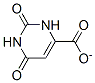 2,6-dioxo-3H-pyrimidine-4-carboxylate Struktur