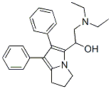 2-diethylamino-1-(1,2-diphenyl-6,7-dihydro-5H-pyrrolizin-3-yl)ethanol Struktur