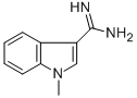 1-METHYLINDOLE-3-CARBOXAMIDINE Struktur