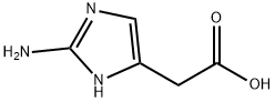 (2-AMINO-1H-IMIDAZOL-4-YL)-ACETIC ACID Struktur