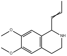 6,7-DIMETHOXY-1-(1-PROPENYL)-1,2,3,4-TETRAHYDROISOQUINOLINE Struktur