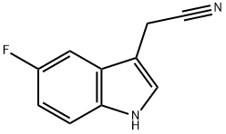 5-FLUOROINDOLE-3-ACETONITRILE Struktur