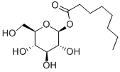 1-OCTANOYL-BETA-D-GLUCOPYRANOSIDE Struktur