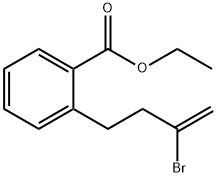 2-BROMO-4-(2-CARBOETHOXYPHENYL)-1-BUTENE Struktur