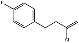 2-CHLORO-4-(4-FLUOROPHENYL)-1-BUTENE Struktur