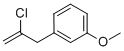 2-CHLORO-3-(3-METHOXYPHENYL)-1-PROPENE Struktur