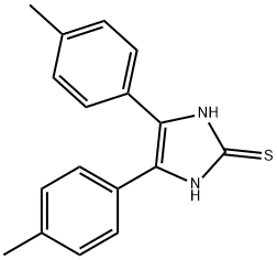 4,5-DI-P-TOLYL-1,3-DIHYDRO-IMIDAZOLE-2-THIONE Struktur