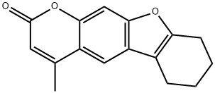 4-methyltetrahydrobenzopsoralen Struktur